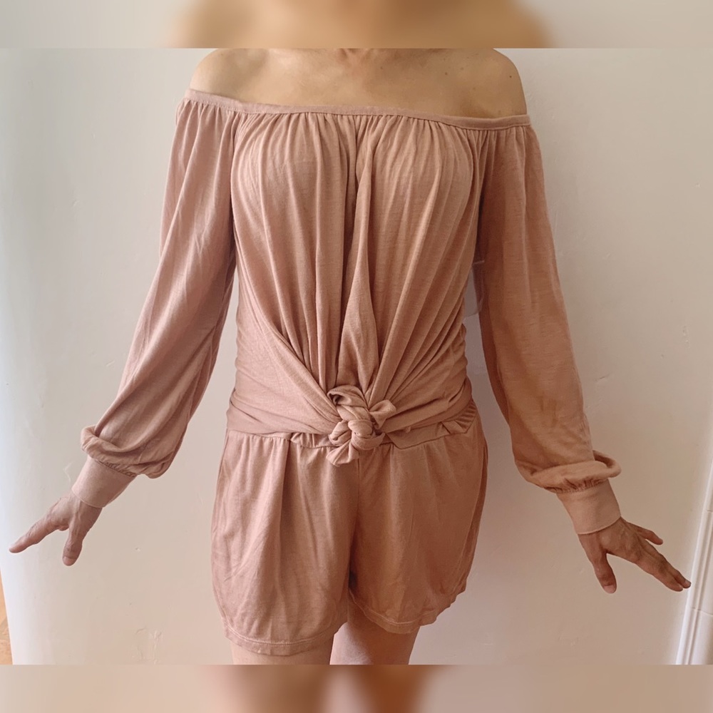Free People Nude Romper